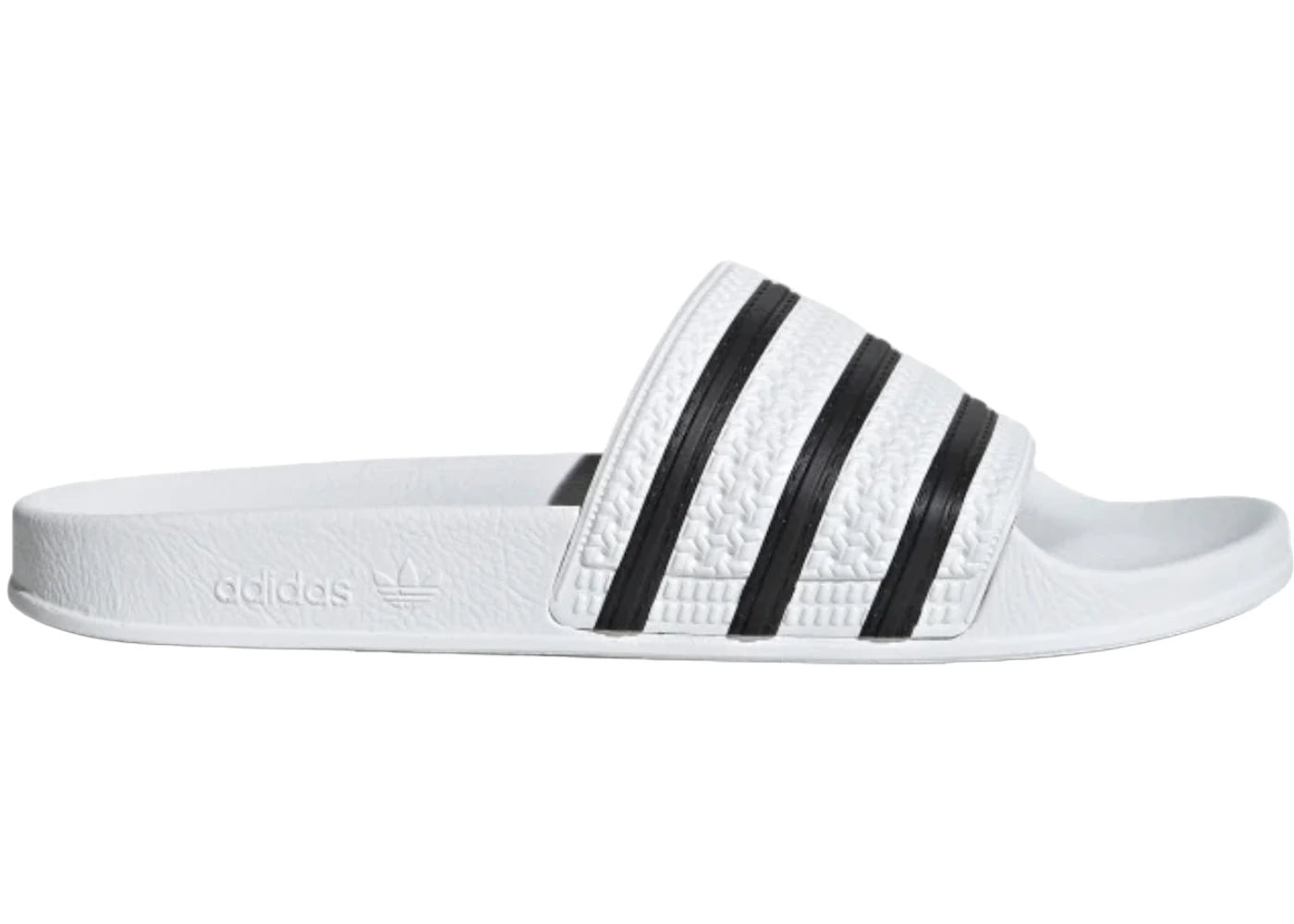 adidas Adilette White Core Black White - vue 360
