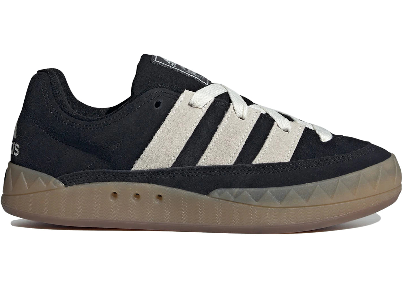 adidas Adimatic Core Black Off White Gum - vue 360