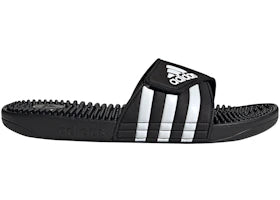adidas Adissage Slides Core Black White - vue 360