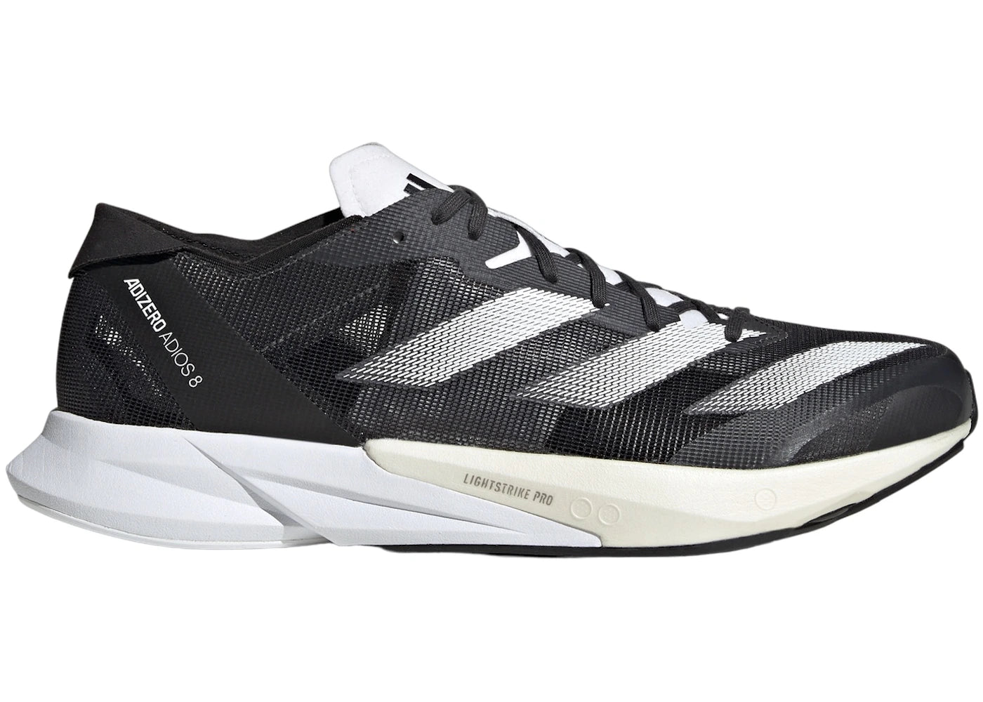 adidas Adizero Adios 8 Carbon Cloud White Core Black - vue secondaire A