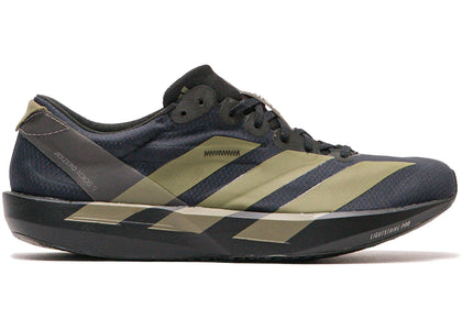 adidas Adizero Adios 9 Black Focus Olive - authentic adidas sneakers