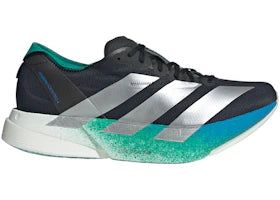 adidas Adizero Adios Pro 4 Core Black Matte Silver Glory Green