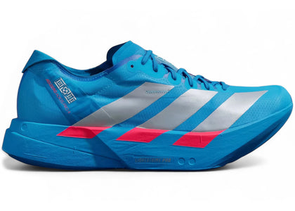 adidas Adizero Adios Pro 4 Solar Blue Silver Metallic Lucid Red - authentic adidas sneakers