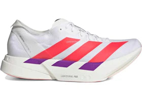 adidas Adizero Adios Pro 4 White Lucid Red Shock Purple - vue 360