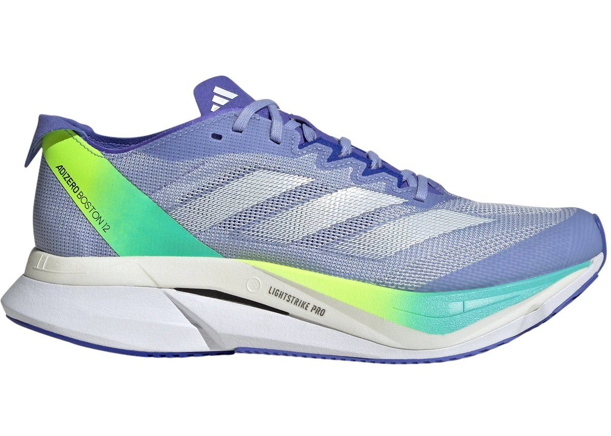 adidas Adizero Boston 12 Blue Spark Zero Metalic Cobalt Blue (Women's) - vue secondaire A