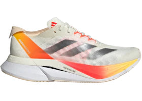adidas Adizero Boston 12 Ivory Iron Metallic Solar Red (Women's) - authentic adidas sneakers