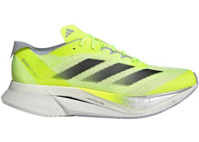 adidas Adizero Boston 12 Lucid Lemon Core Black Silver Metallic