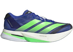 adidas Adizero Boston 13 Lucid Blue Lime Burst Core Black - authentic adidas sneakers