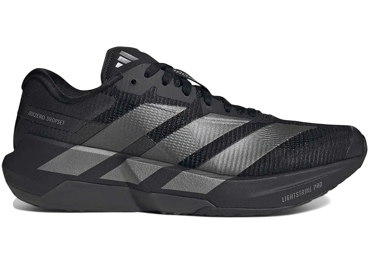 adidas Adizero Dropset Black Iron Metallic (Women's) - vue 360