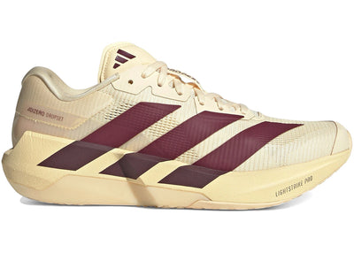 adidas Adizero Dropset Pro Warm Vanilla Maroon (Women's)