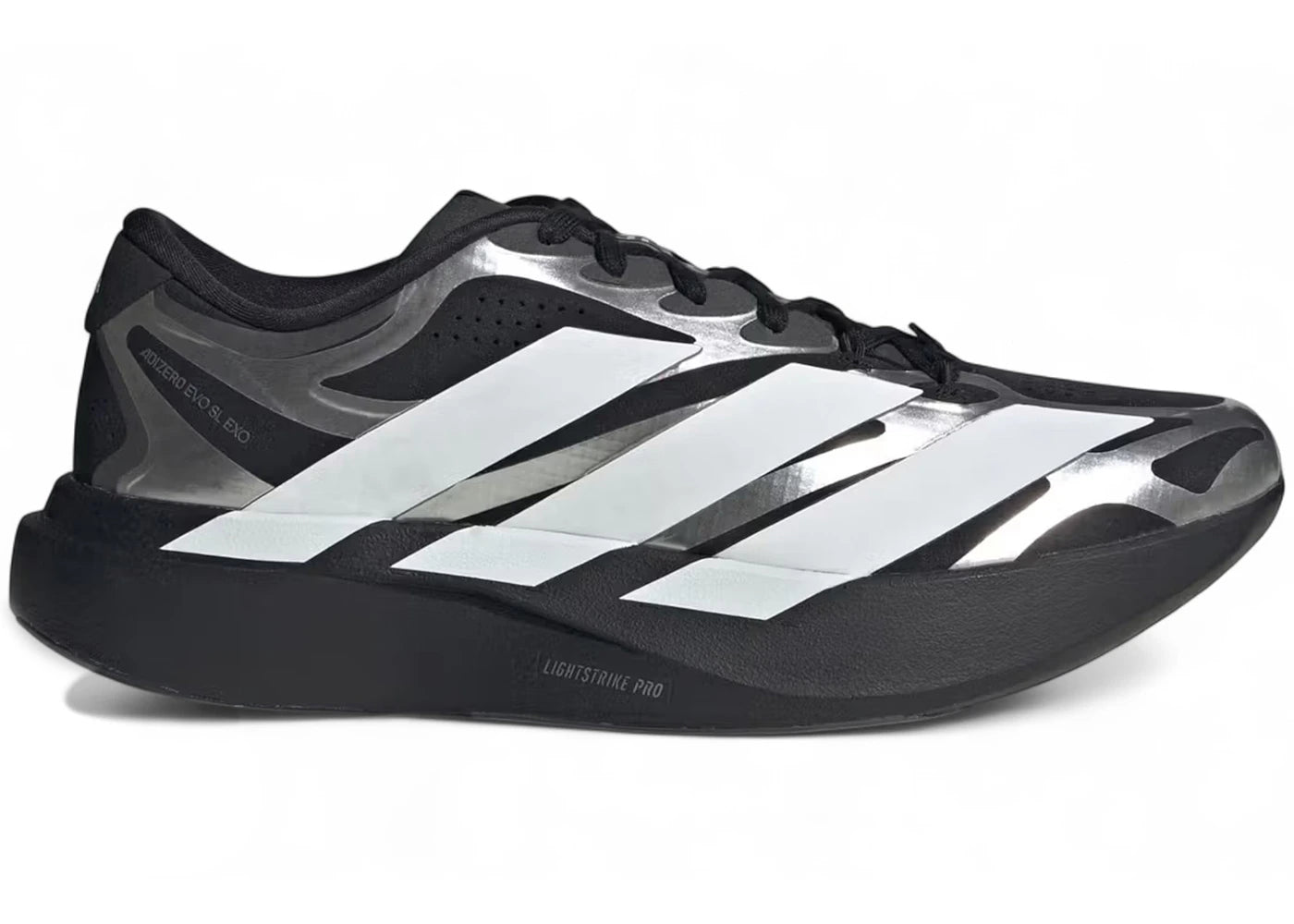 adidas Adizero EVO SL EXO Black White Silver - vue 360