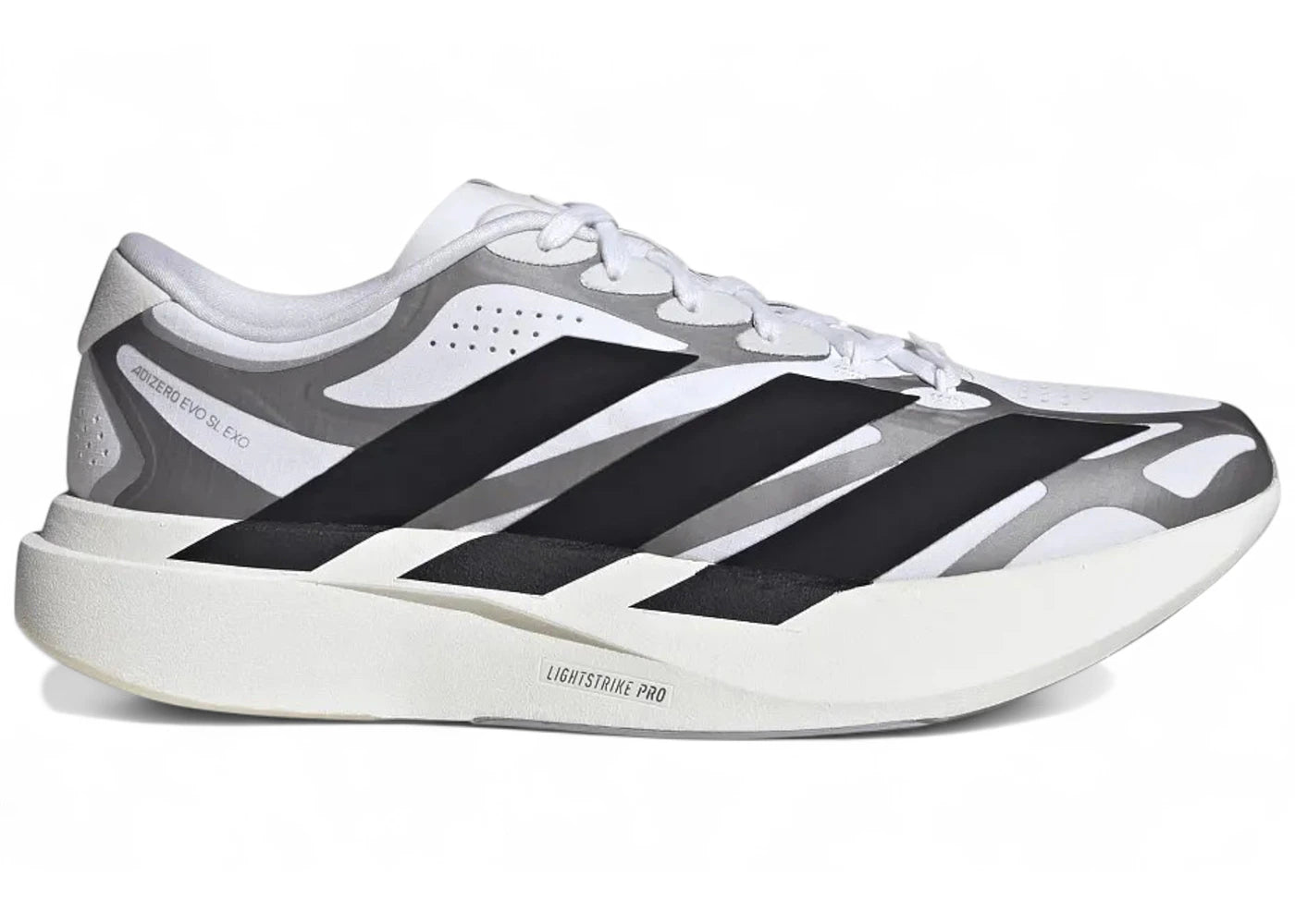 adidas Adizero EVO SL EXO White Black Silver (Women's) - vue 360