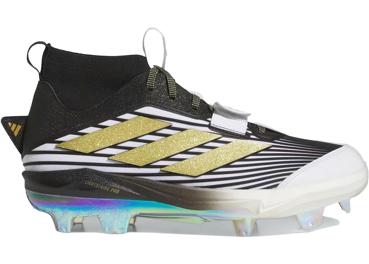 adidas Adizero Edge+ Core Black Gold Metallic White - vue secondaire A