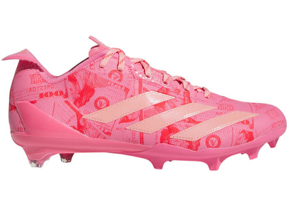 adidas Adizero Electric II Cleats Currency Neutral Pink Fusion - authentic adidas sneakers