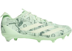 adidas Adizero Electric II Cleats Currency Neutral Semi Green Spark - vue 360