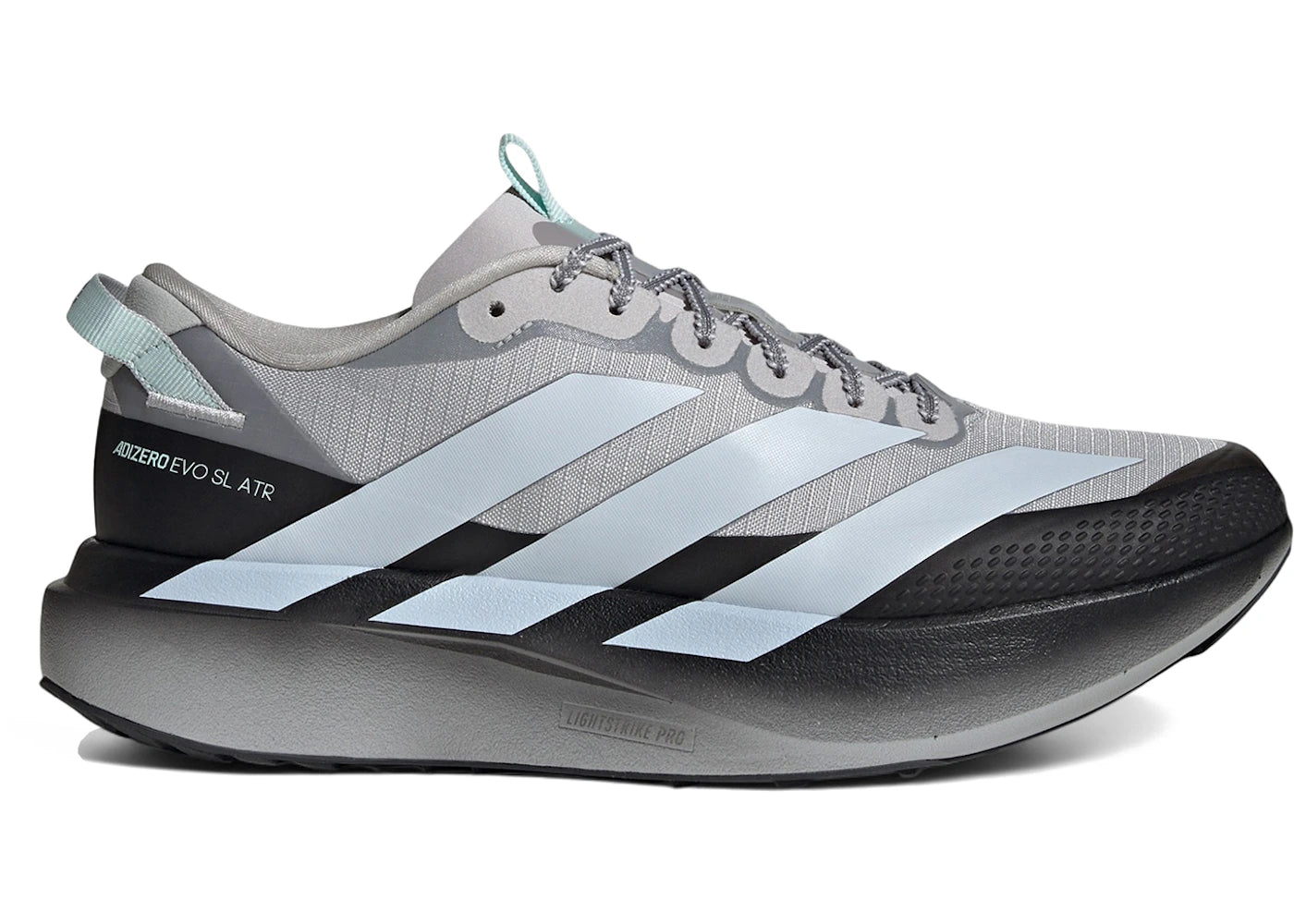 adidas Adizero Evo SL ATR Grey Two Halo Blue - vue 360