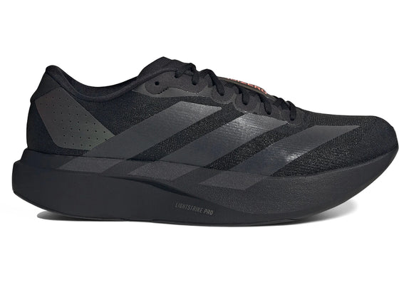 adidas Adizero Evo SL Black Grey Impact Orange sneakers - authentic adidas shoes