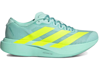 adidas Adizero Evo SL Semi Flash Aqua Lucid Lemon (Women's) - authentic adidas sneakers
