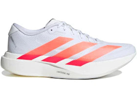 adidas Adizero Evo SL White Lucid Orange Red - authentic adidas sneakers