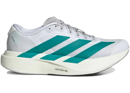 adidas Adizero Evo SL White Pure Teal (Women's) - authentic adidas sneakers
