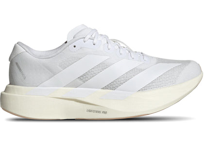 adidas Adizero Evo SL White Warm Sandstone (Women's) - authentic adidas sneakers