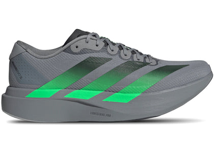 adidas Adizero Evo SL Woven Grey Screaming Green - authentic adidas sneakers