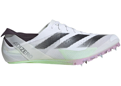 adidas Adizero Finesse Track And Field Cloud White Core Black Green Spark - authentic adidas sneakers
