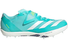 adidas Adizero HJ Track And Field Flash Aqua Zero Metalic Lucid Lemon - vue 360