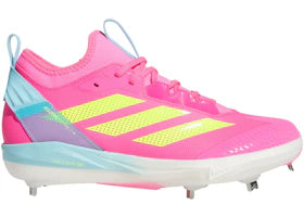 adidas Adizero Instinct+ 2.0 Lucid Pink Lucid Lemon Bliss Blue (Women's) - vue 360