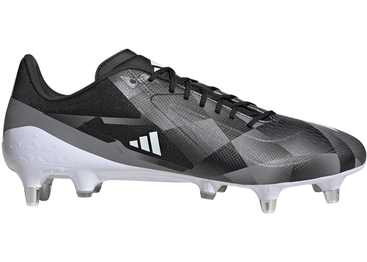 adidas Adizero RS15 Ultimate SG Rugby Core Black White Grey - vue secondaire A