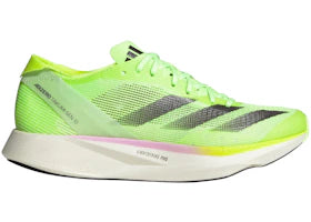 adidas Adizero Takumi Sen 10 Green Spark Aurora Met. Lucid Lemon (Women's) - vue 360