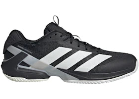 adidas Adizero Ubersonic 5 Clay Core Black Zero Metalic Grey Two