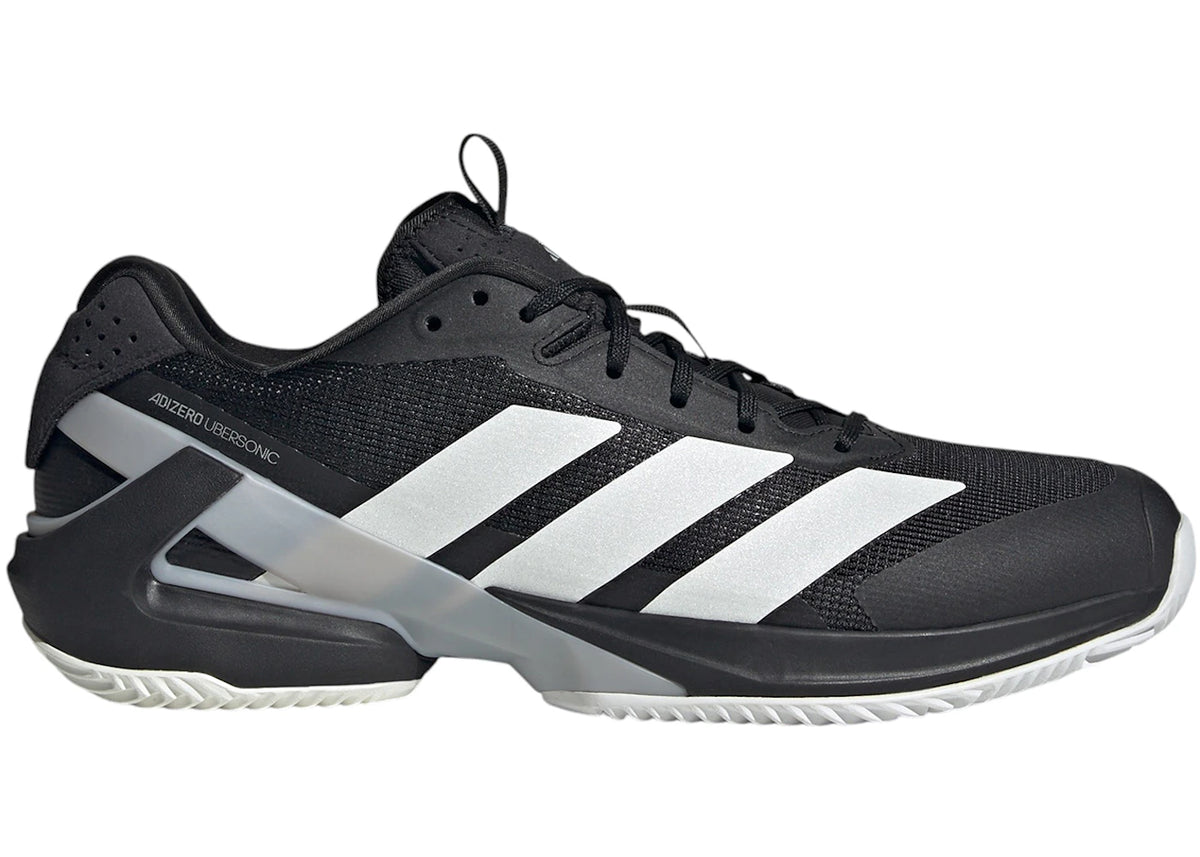 adidas Adizero Ubersonic 5 Clay Core Black Zero Metalic Grey Two - vue secondaire A