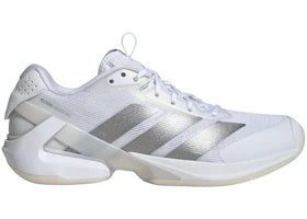 adidas Adizero Ubersonic 5 Cloud White Silver Metallic (Women's) - vue 360