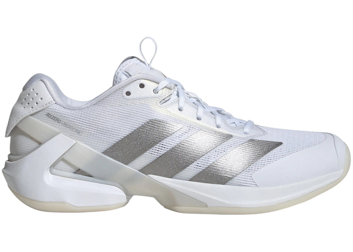 adidas Adizero Ubersonic 5 Cloud White Silver Metallic (Women's) - vue secondaire A