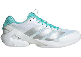 adidas Adizero Ubersonic Cloud White Silver Metallic Mint Ton (Women's) - authentic adidas sneakers