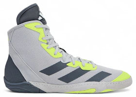 adidas Adizero Wrestling Team Light Grey Solar Yellow - vue 360