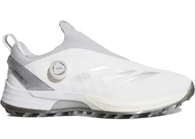 adidas Adizero ZG BOA Spikeless Golf Cloud White Silver Metallic