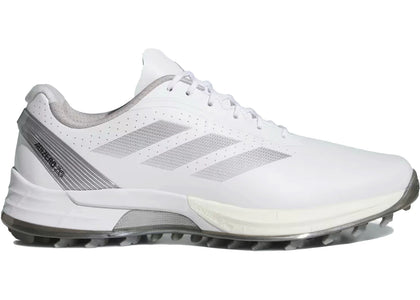 adidas Adizero ZG Spikeless Golf Cloud White Silver Metallic - authentic adidas sneakers