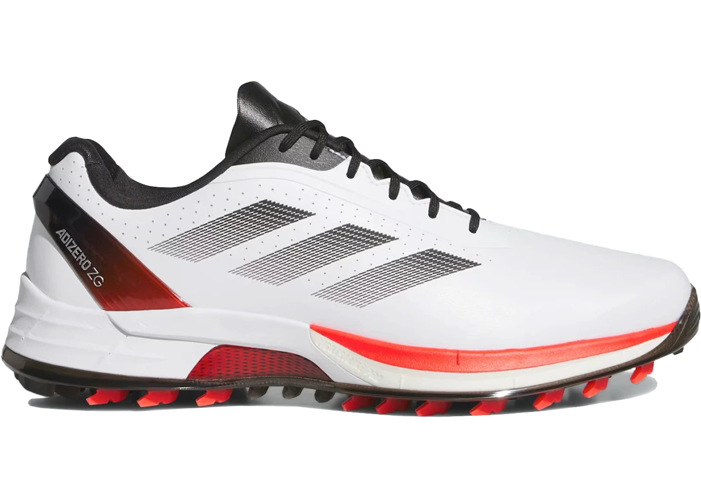 adidas Adizero ZG Spikeless Golf White Lucid Red Black - vue secondaire A