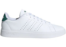 adidas Advantage 2.0 Cloud White Core Black Collegiate Green - authentic adidas sneakers
