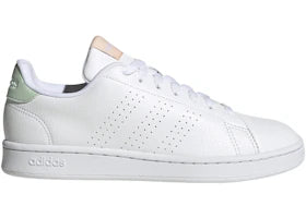 adidas Advantage Cloud White Linen Green (Women's) - vue 360