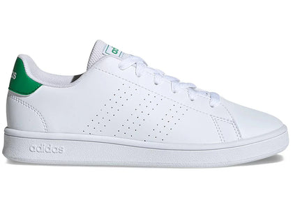 adidas Advantage White Green (Junior) - sneakers view 2