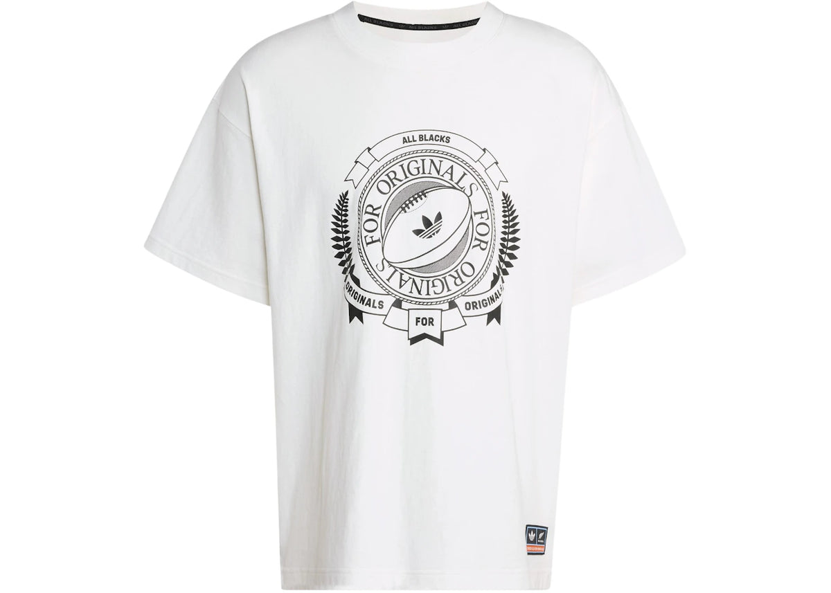adidas & All Blacks Loose Graphic Ss T-Shirt Black Core White - vue secondaire A