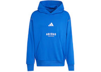 adidas All Szn Fleece Graphic Hoodie Royal Blue Off White
