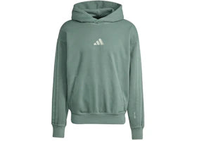 adidas All Szn Fleece Washed Hoodie Aurora Ivy