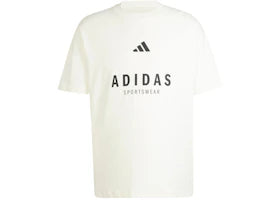 adidas All SZN Graphic T-Shirt Off White - authentic adidas apparel