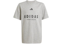 adidas All Szn Graphic Tee Medium Grey Heather/Black