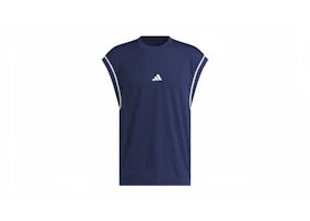 adidas All-World Sleeveless Tank Top Team Navy Blue 2/Team Navy Blue 2 - vue 360