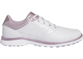 adidas Alphaflex 24 Traxion Golf Dash Grey Preloved Fig Silver Metallic (Women's) - vue 360